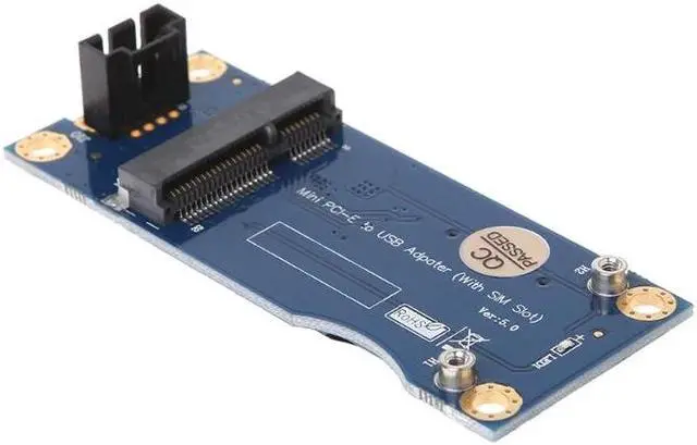 Alt view image 3 of 6 - Mini PCI-E To USB With SIM Card Adapter For WWAN/LTE Module - Vertical Connector