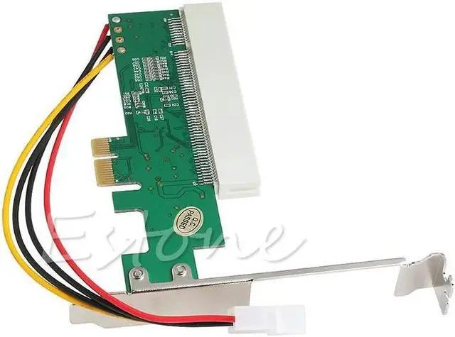 Alt view image 2 of 6 - High Efficiency 66/33MHZ 4 Pin PCI-Express PCI-E To PCI Bus Riser Card Adapter Converter