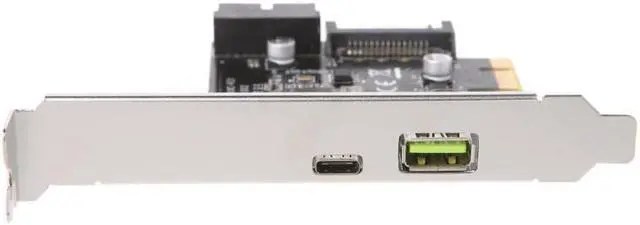 Alt view image 4 of 6 - Amify 1 Set PCI-E Express To USB 3.1 Type-C USB-C Plug Power Charger Expansion Card Adapter High Speed