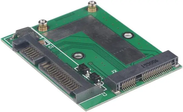 Alt view image 5 of 6 - 2.7/5cm PCI-E mSATA SSD to SATA Converter Card Mini PCI-E SATA 1.8 inch to SATA 2.5" 22 Pin HDD Adapter for Laptop PC