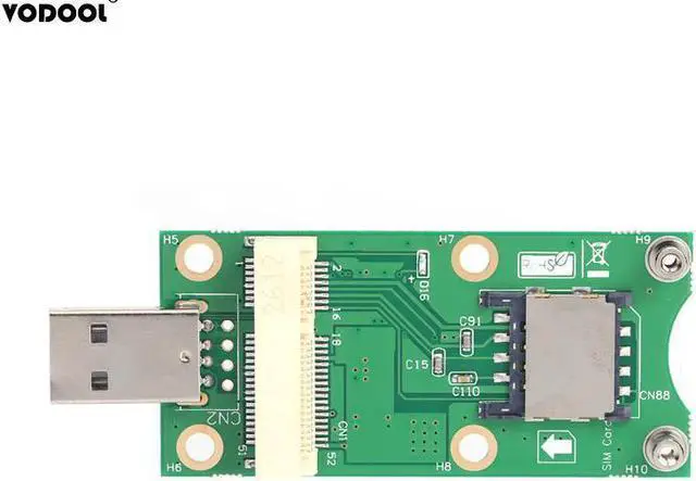 Alt view image 2 of 5 - PCI-E to USB Adapter with SIM 8 Pin Card Slot for WWAN/LTE Module Support for SIM 6pin/8pin Card Connector High Quality
