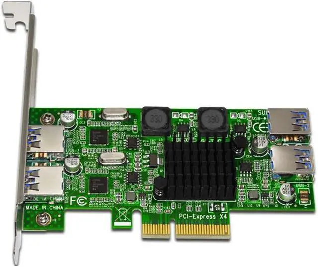 Alt view image 5 of 6 - USB 3.0 PCI-E Card 4 Port USB3.0 5Gbps Dual Channel PCI-E to USB 3.0 Expansion Card Adapter For Desktop Computer Compontens