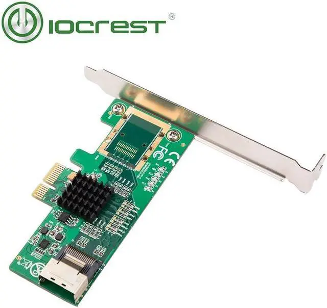 Alt view image 4 of 6 - IOCREST SATA III 4-port PCI-e Controller Card Marvel 88SE9215 chipset with Full and Low Profile Brackets do not contains cable