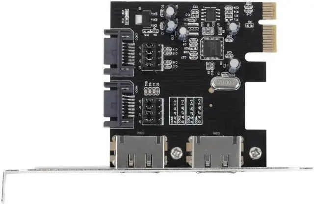 Alt view image 3 of 5 - PCI-E To SATA 3.0 Three Generations PCIE SATA3 Expansion Card PCI-E Adapter