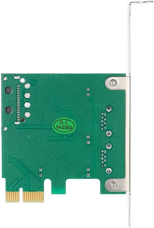 Alt view image 2 of 6 - Super Speed USB3.0 PCI-E Expansion Card Adapter External 2 Port USB 3.0 Hub PCI-E Card 4Pin Power Connector for PC Computer