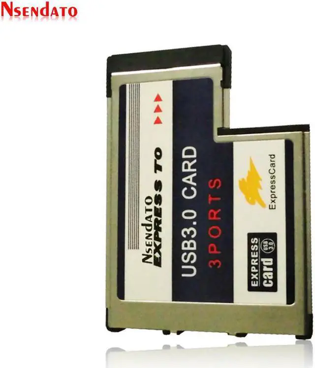 Alt view image 5 of 6 - PCI-E Express Card expresscard 34mm 54mm Hidden USB 3.0 Adapter 5Gbps USB3.0 3 Port Express Card 54 PCMCIA HUB Converter for PC