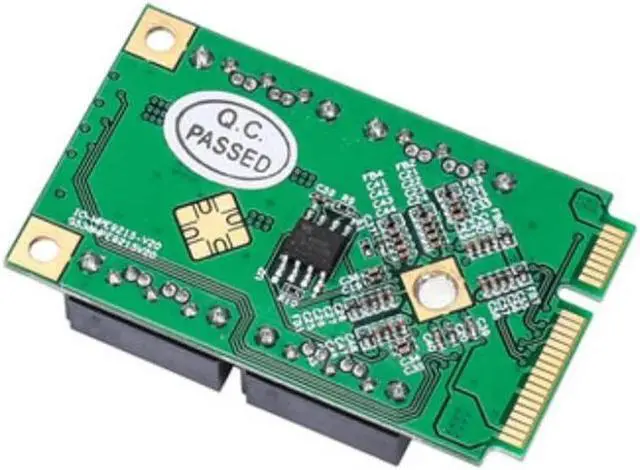 Alt view image 4 of 4 - 4 Port SATA III 6G Mini PCIE Mini PCI-e Marvel 88SE9215 Controller Card SATA 3.0 mini PCI express SSD Adapter Card