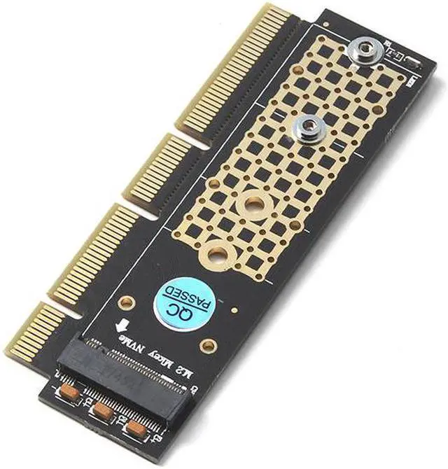 Alt view image 2 of 5 - PCI-E NGFF M.2 NVMe SSD to PCI-E 3.0 16x M Key Port Adapter HDD Extender Expansion Card Connector Converter Board Riser Card