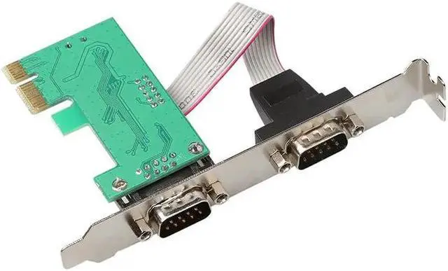 Alt view image 3 of 5 - PCI-E serial card pcie PCI Express RS232 interface industrial expansion ports PCI E to RS232 port add on cards
