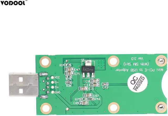 Alt view image 3 of 5 - PCI-E to USB Adapter with SIM 8 Pin Card Slot for WWAN/LTE Module Support for SIM 6pin/8pin Card Connector High Quality