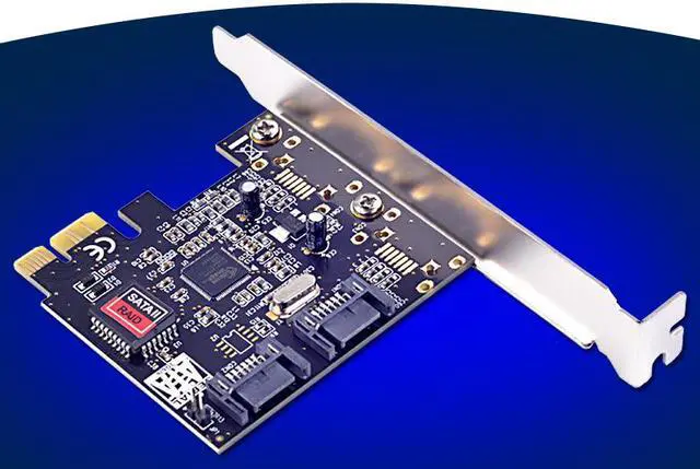 Main image of 2 Ports SATA 2.0 PCI-E Raid Controller Card SIL3132 Chipset for Silicon RAID 0 1