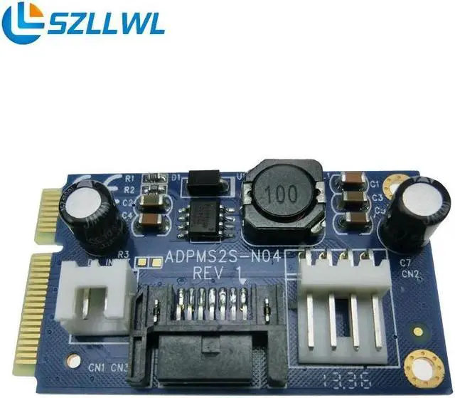 Main image of MSATA to SATA adapter card pci-e to 3*sata hard drive adapter card mSATA SSD expansion card
