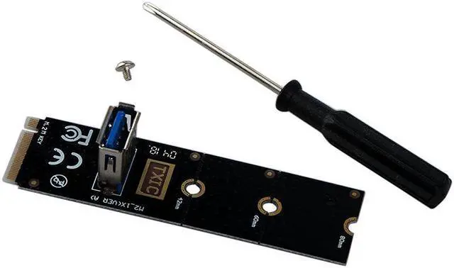 Main image of NGFF to PCI-E Riser Card M2 Slot to PCIe Expansion Card Convertor USB 3.0 Extender Adapter for Graphics Cards for BTC Miner P0