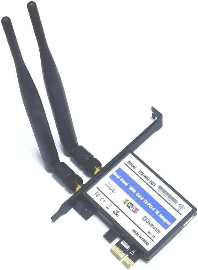 Main image of WiFi Ethernet Network Card 802.11a/b/g/n/ac Wireless PCI Express Card Adapter for Desktop Compatible Slot PCI-E X1/X4/X8/X16