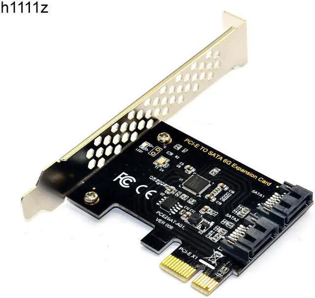 Main image of Adapter PCI-E SATA Card PCI Express to SATA 3.0 6G Expansion Card PCI-E to 2 Port SATA III Controller Cards Adapter