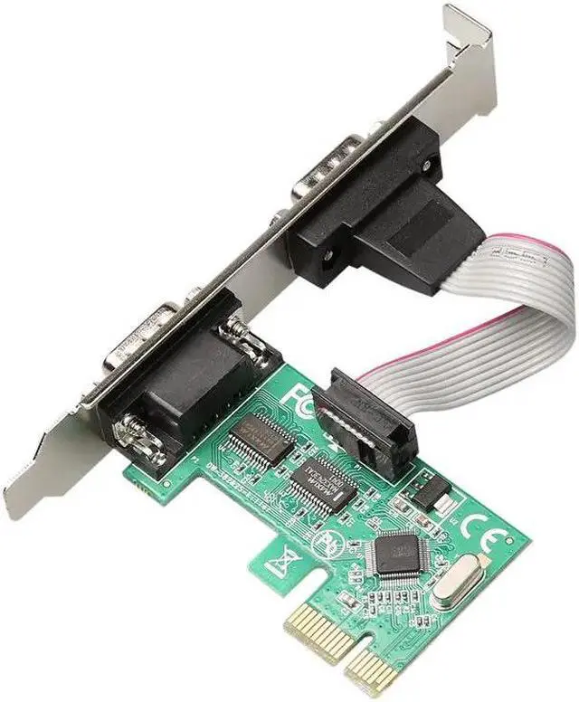 Alt view image 2 of 5 - PCI-E serial card pcie PCI Express RS232 interface industrial expansion ports PCI E to RS232 port add on cards