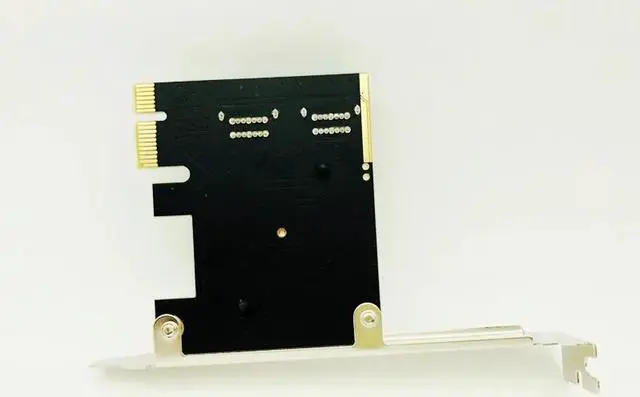 Alt view image 6 of 6 - Amify PCI-E PCI Express to SATA 3.0 Extension Card with Bracket 4-Port SATA III 6Gbps Expansion Adapter Boards for Computer Chassis PC