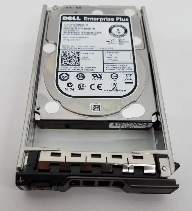 Main image of Dell VXTPX 1TB NL SAS 2.5" 7200RPM 6GBPS hard drive