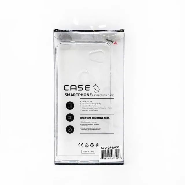 Main image of Google Pixel 3a Slim Design Ultra Transparent Scratch resistant AVODA TPU Crystal Clear Case