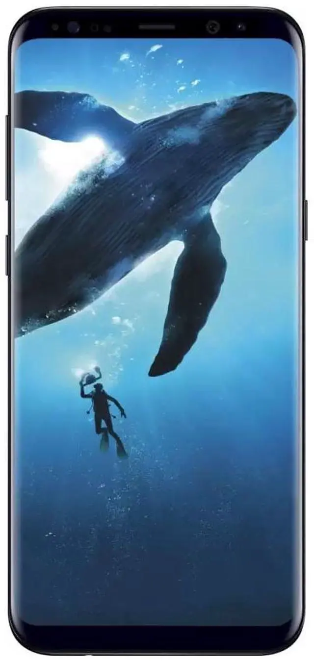 Main image of Samsung Galaxy S8+ Plus 64GB G955U GSM Unlocked 4G LTE 6.2" Super AMOLED 4GB RAM 12MP Camera Smartphone - Midnight Black - USA Version