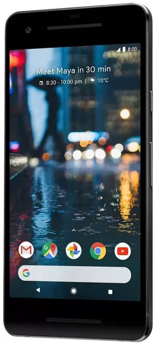 Alt view image 6 of 13 - Google Pixel 2 64GB G011A GSM + CDMA Factory Unlocked 5" AMOLED Display 4GB RAM 12.2MP Smartphone - Just Black - USA Version