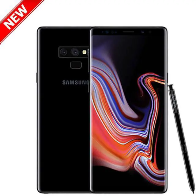 Main image of Samsung Galaxy Note 9 128GB SM - N960UZBAATT GSM Unlocked 4G LTE 6.4" Super AMOLED Display 6GB RAM Dual 12MP + 12MP Smartphone- Midnight Black