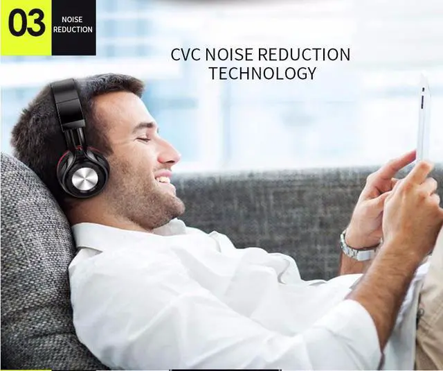 Alt view image 6 of 7 - DPRUI Newest Headphones Bluetooth Headset Foldable Sports Headphone Adjustable Earphones with Microphone For PC mobile phone Mp3 (Red Black)