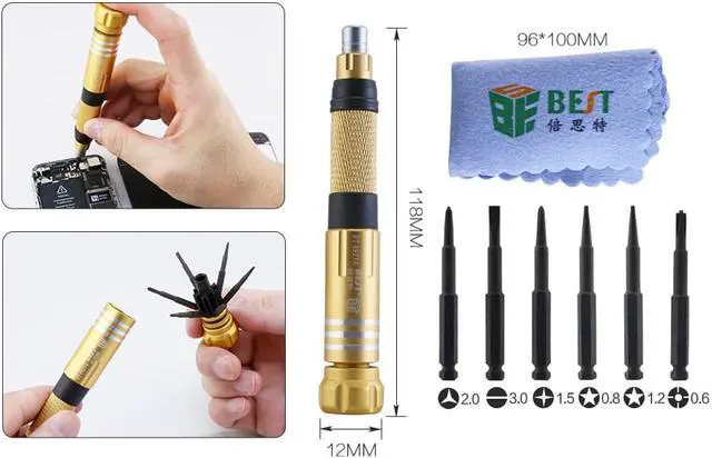 Alt view image 7 of 7 - BST-8911A 13in1 Multifunctional tools Set Mini Electronic Screwdriver Bits Mobile Repair Tools Kit Set For iPhone Laptop