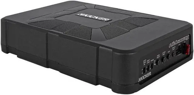 Alt view image 7 of 20 - KICKER 11HS8 8" 150W Hideaway Car Audio Powered Subwoofer Sub Enclosure HS8