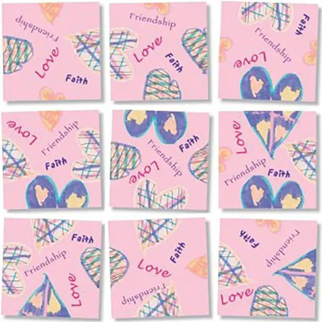 Main image of B Dazzle Hearts Scramble Squares 9 Piece Puzzle