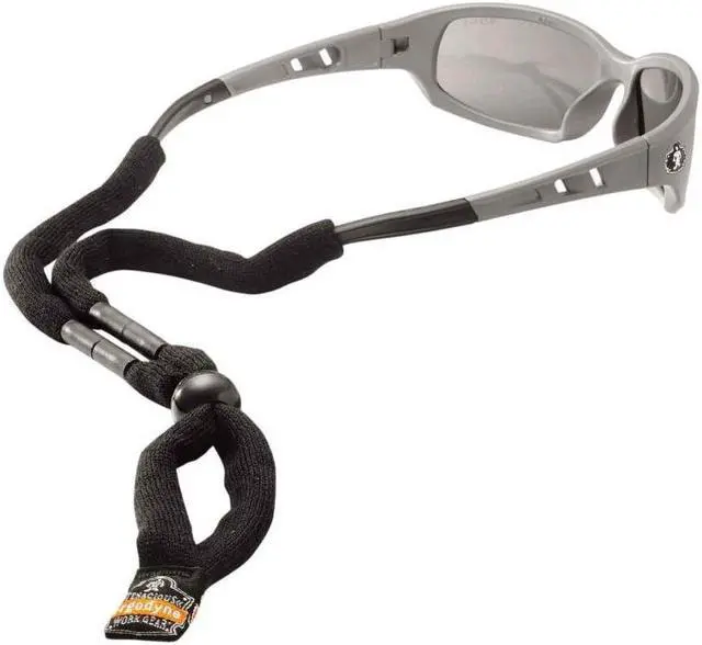 Main image of Skullerz 3215 Cotton Breakaway Eyewear Lanyard - Black