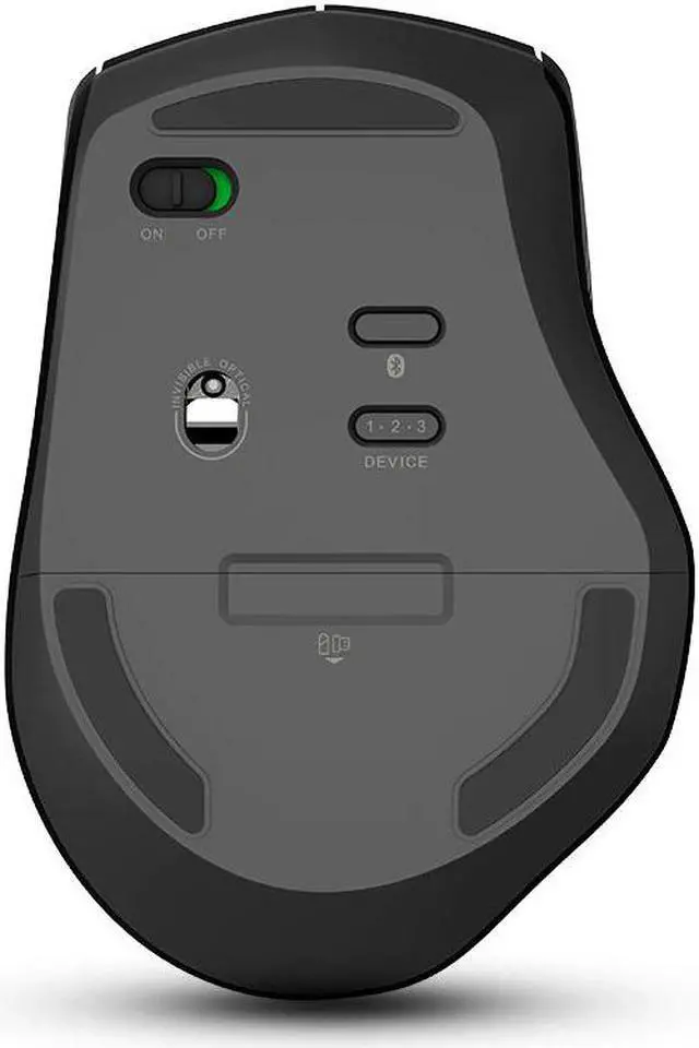 Alt view image 3 of 5 - MT550 Wireless Mouse Smart switch between 4 devices gaming Mice Switch between Bluetooth 3.0, 4.0 & 2.4G Computer mouse
