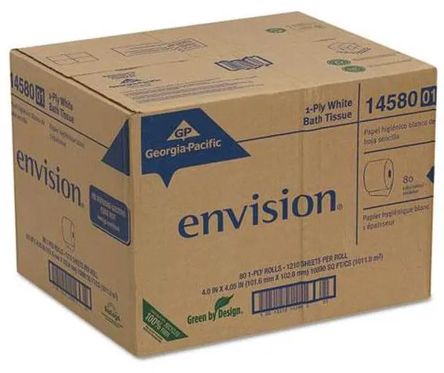 Alt view image 5 of 5 - Envision Economical 1Ply Bath Tissue