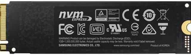 Alt view image 5 of 7 - Samsung 970 EVO Plus Series - 500GB PCIe NVMe - M.2 Internal SSD (MZ-V7S500B/AM)