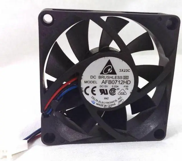 Main image of DELTA AFB0712HD-F00 70mm x 20mm 3800RPM 3PIN FAN