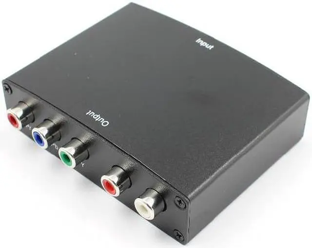 Alt view image 2 of 6 - 4K HDMI to 5RCA RGB Component YPbPr Video+R/L Audio Adapter Converter HD TV DVD