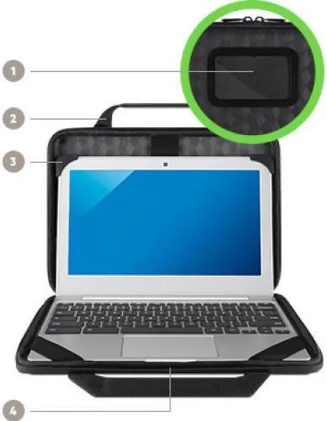 Alt view image 3 of 20 - BELKIN Black Air Protect Always-On Slim Case 11-Inch (2018) Model B2A079-C00