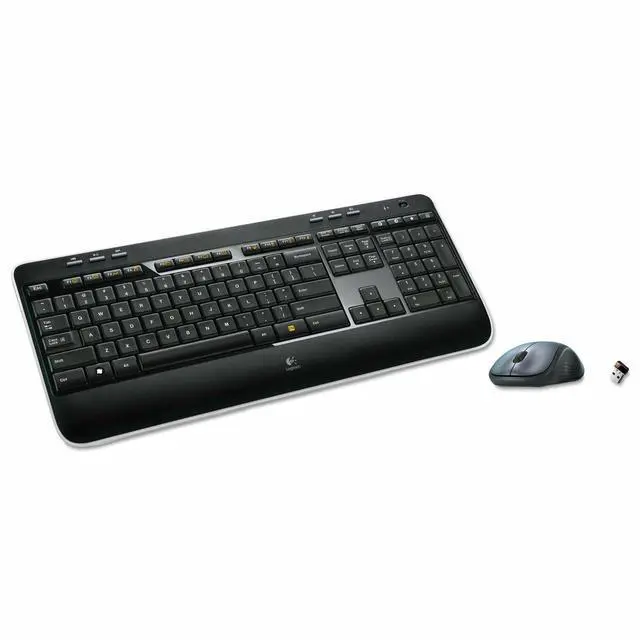 Alt view image 2 of 2 - Logitech MK520 Wireless Desktop Set Keyboard/Mouse USB Black