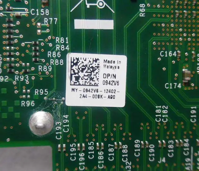 Alt view image 3 of 10 - Dell 942V6 Intel X520-DA2 dual port 10Gb Ethernet Adapter LP Bracket No SFP