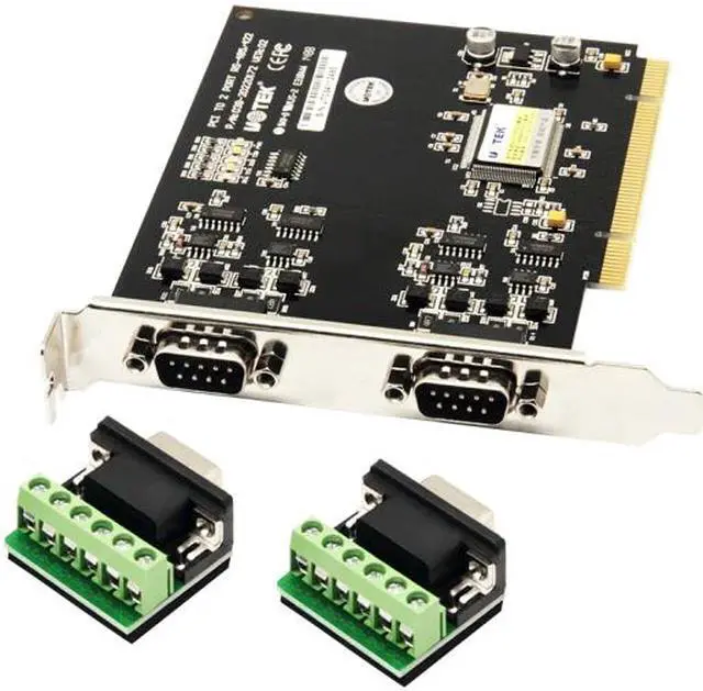 Main image of UT-713 PCI serial card PCI TO 2 Port RS485 RS422 COM Serial Port adapter converter card 600w Surge protection tvs