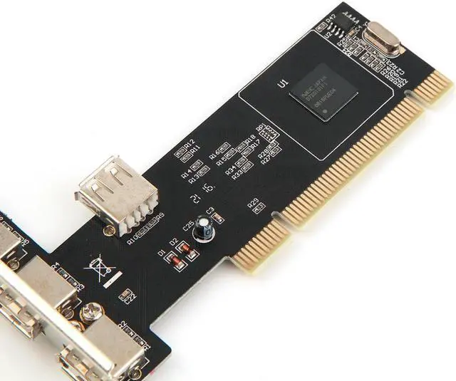 Alt view image 4 of 6 - 5 Ports USB 2.0 PCI Card Controller Adaptor Converter