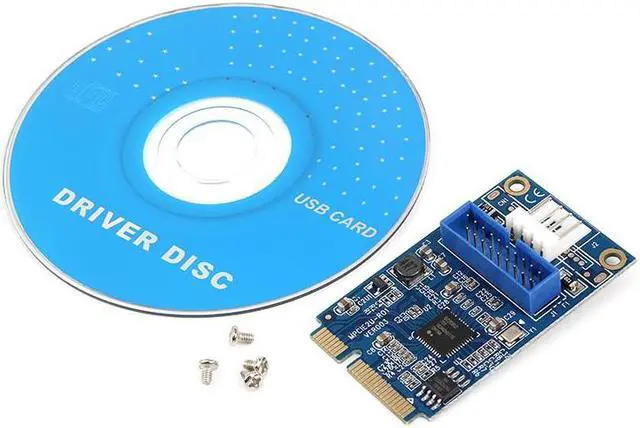 Alt view image 4 of 5 - MINI PCI-E to USB3.0 Adapter Card Mini PCIE to 20Pin/19Pin Expansion Card