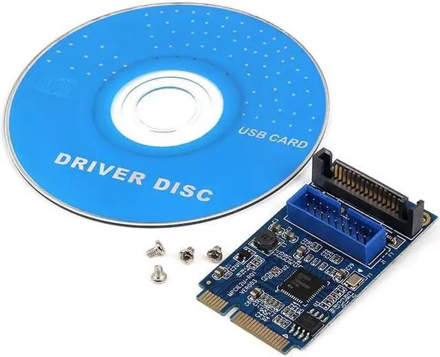 Alt view image 6 of 6 - MINI PCI-E to USB3.0 Adapter Card Mini PCIE to 20Pin/19Pin Expansion Card