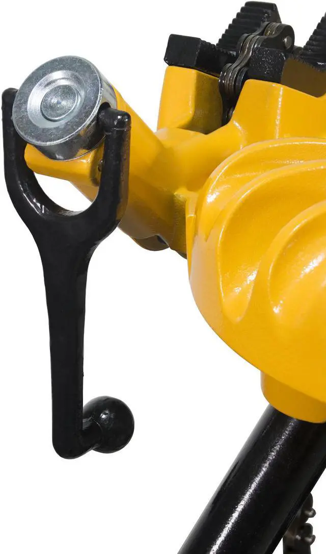 Alt view image 5 of 7 - Steel Dragon Tools® 72037 6" Portable Tripod Pipe Chain Vise Stand Model 460 12R 300 700 Compatible with RIDGID® Parts, Machines, and Accessories