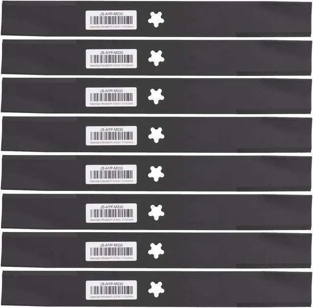 Main image of 8 Mower Blades for AYP® 532134148 532193957 134148 138497 532138497 532127842 131322 139774 38" Deck