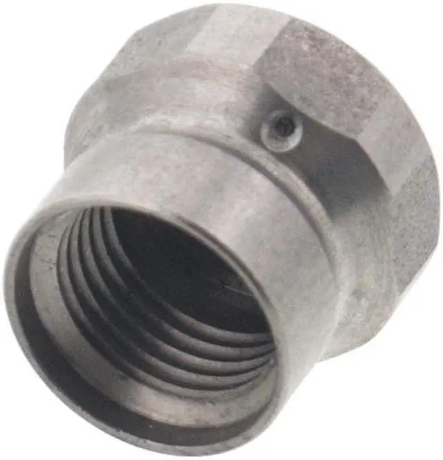 Main image of Erie Tools Button Nose 1/8" Drain Cleaning Nozzle 4.5 Orifice 5500 PSI Stainless Steel for Sewer Pipe Water Jetter