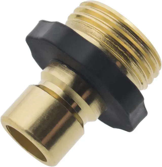 Alt view image 4 of 7 - 50 Erie Tools Garden Hose Pressure Washer Quick Connector Kit with Male Female Connections and Nylon Grip