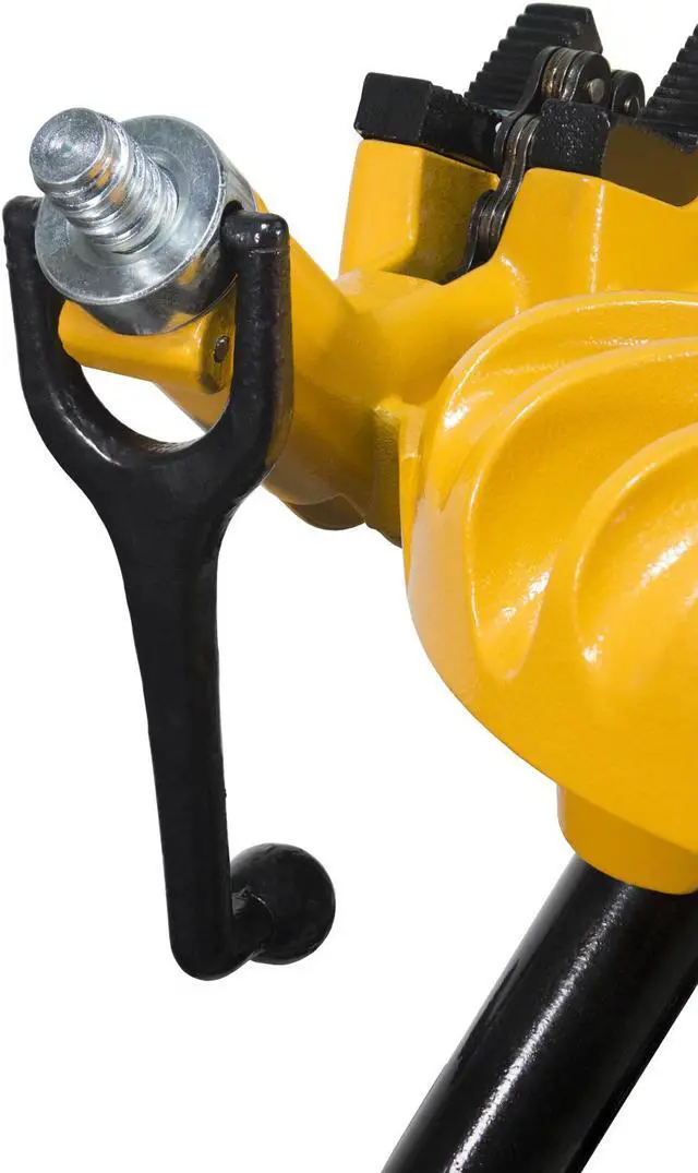 Alt view image 4 of 7 - Steel Dragon Tools® 72037 6" Portable Tripod Pipe Chain Vise Stand Model 460 12R 300 700 Compatible with RIDGID® Parts, Machines, and Accessories