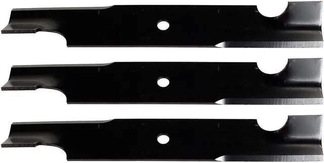 Main image of USA Mower Blades U15180BP (3) High-Lift Replacement Blades for 103-6387 103-6387-S 103-6402-S Length 18 in. Width 2-1/2 in. Thickness .250 in. Center Hole 15/16 in. 52 in. Deck