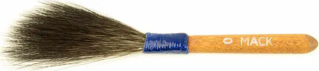 Alt view image 2 of 3 - The Original Mack Sword Striping Size 0 Series 10 Blue Squirrel Hair Pinstriping Brush 1/4" Head Width